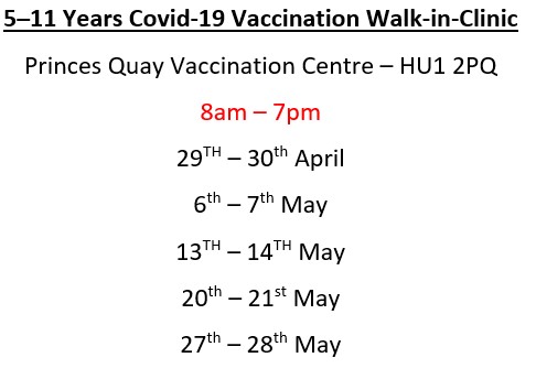 COVID-19 Vaccinations 5-11